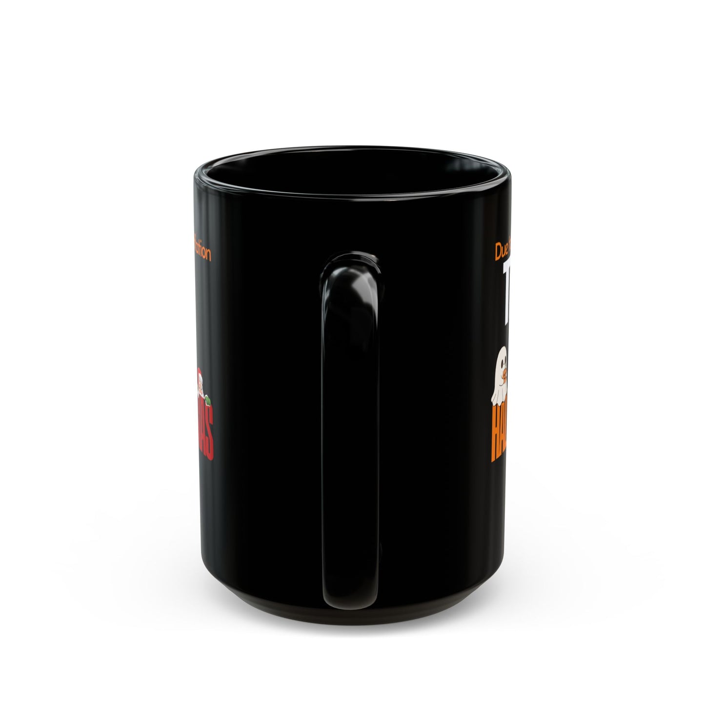 Funny Hallowthankmas Mug – Sarcastic Fall Holiday Coffee Cup for Moms (15oz)